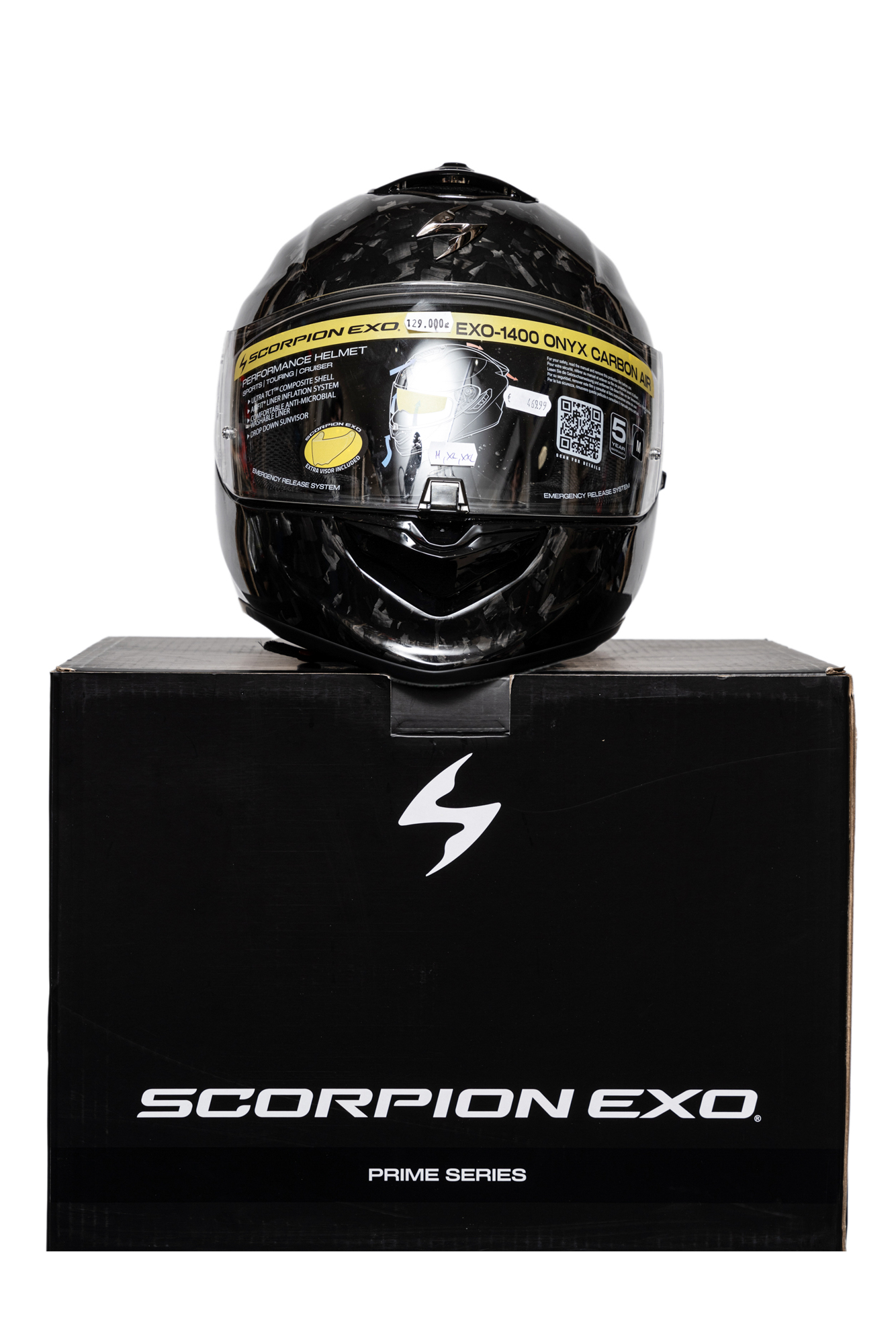 Scorpion EXO 1400 EVO AIR Onyx túrasport-sisak