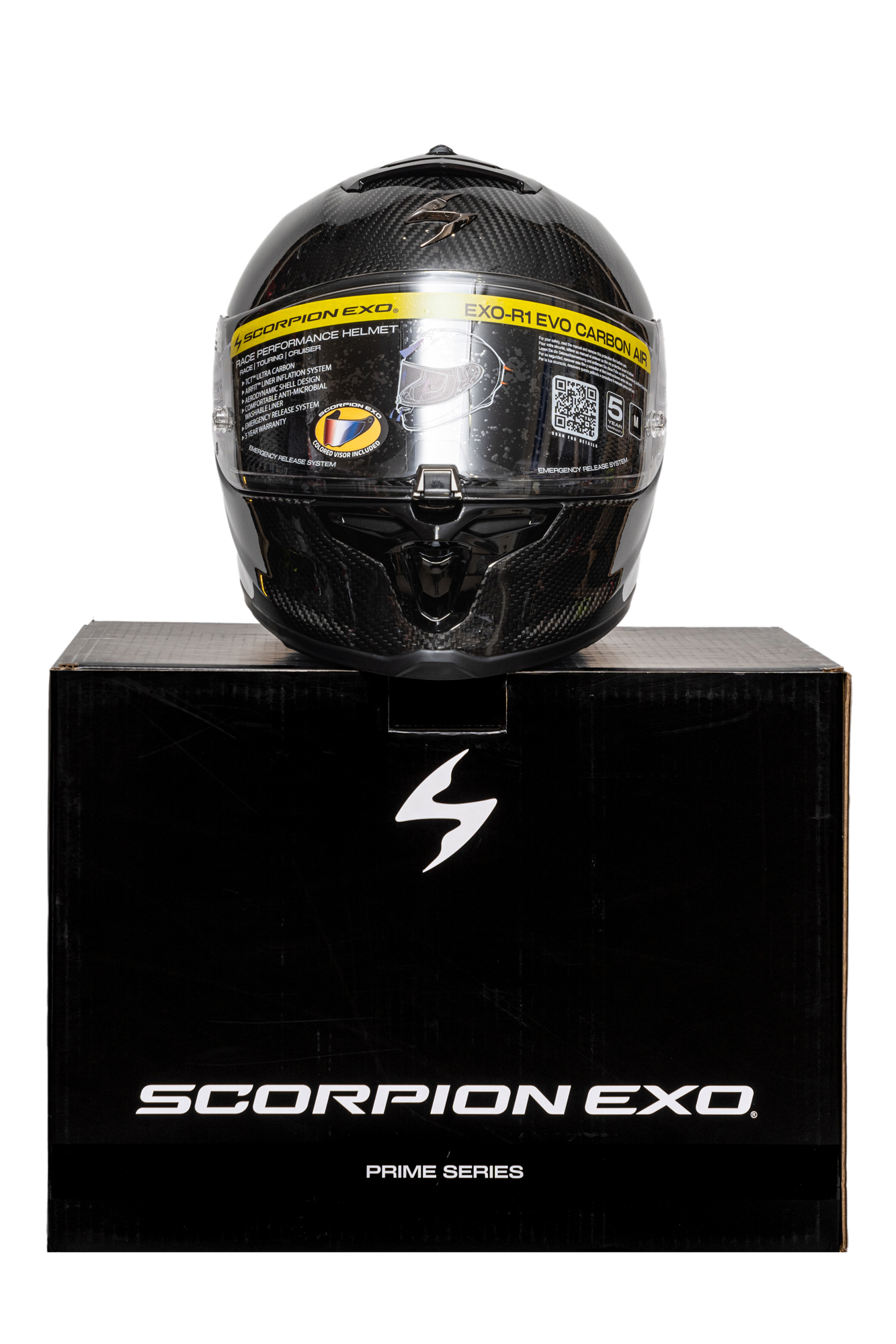 Scorpion EXO-R1 EVO Carbon Fényes sportsisak