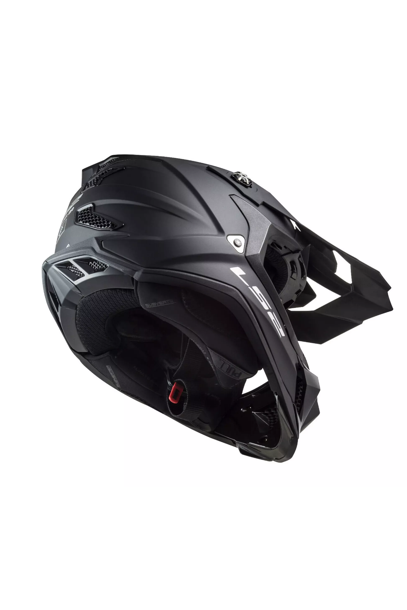LS2 MX700 Subverter Evo II Fekete Motokrossz / Enduro bukósisak