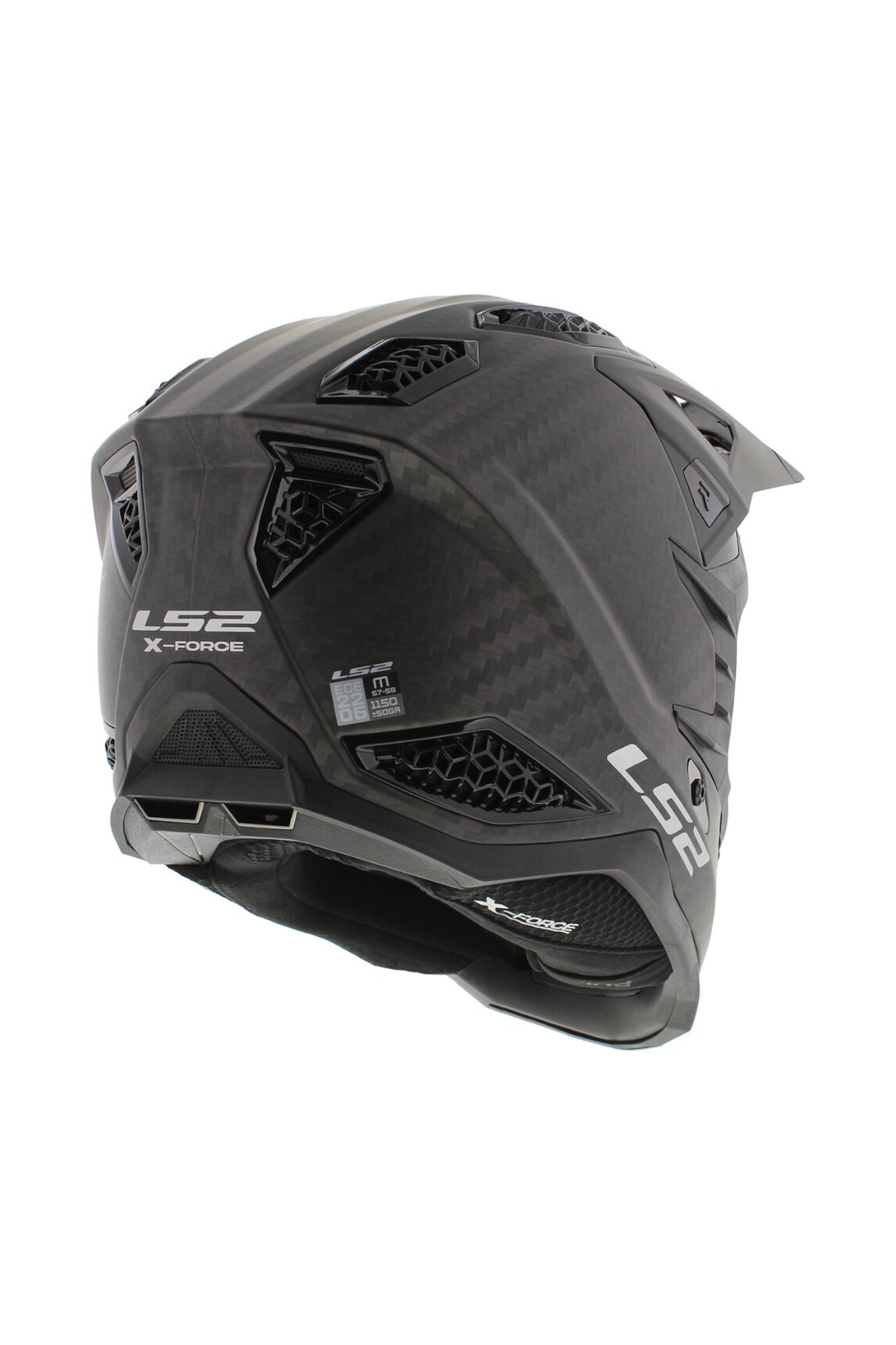 LS2 MX703 X-Force Fényes Carbon Motokrossz / Enduro bukósisak